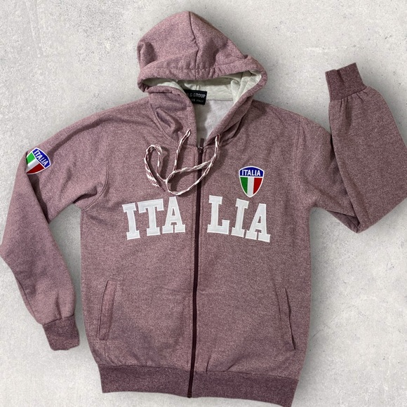 ITALIA FLEECE HOODIE - Picture 1 of 10